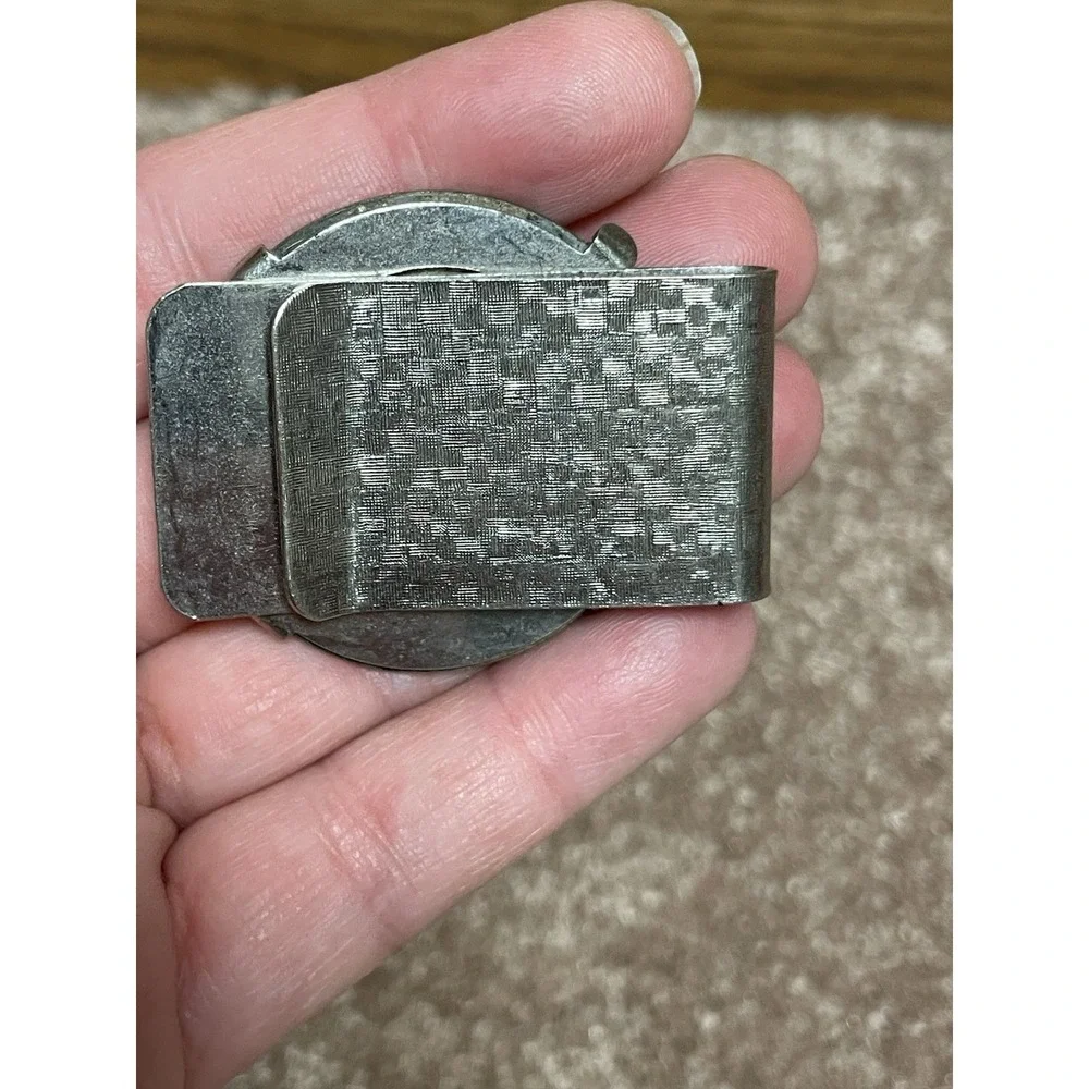 Vtg San Francisco Cable CAR Money Clip Railway Transit 514 Powell Mason Pewter